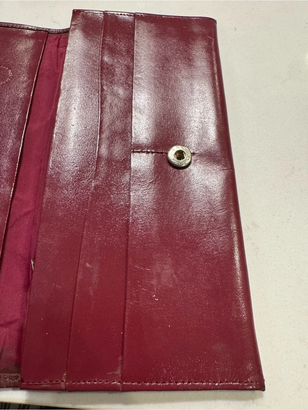 Cartier slim checkbook